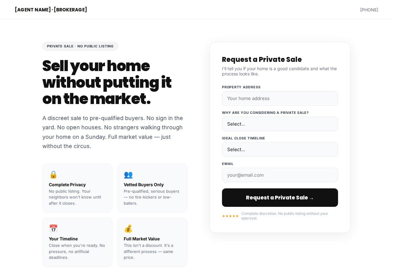 Sell Without Listing