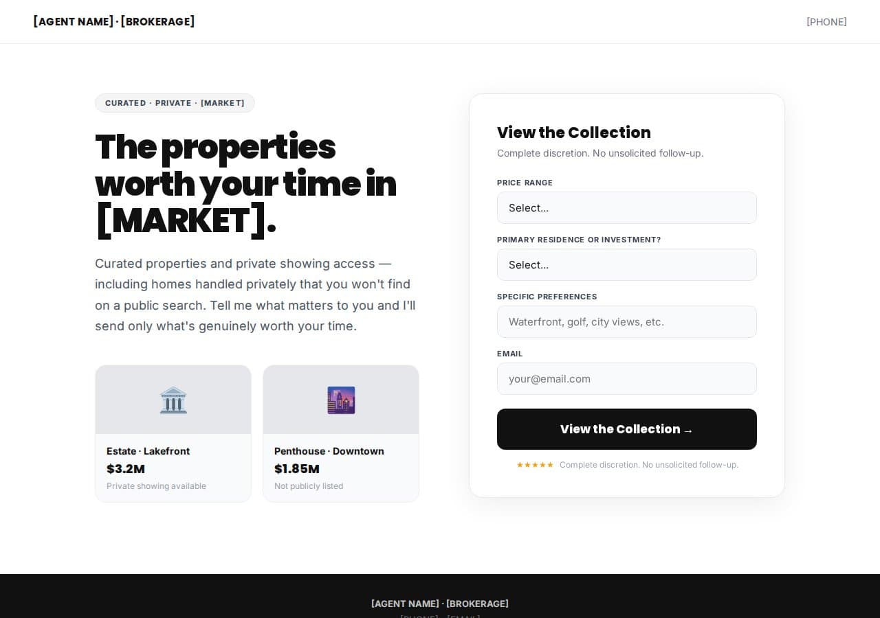 Luxury Home List