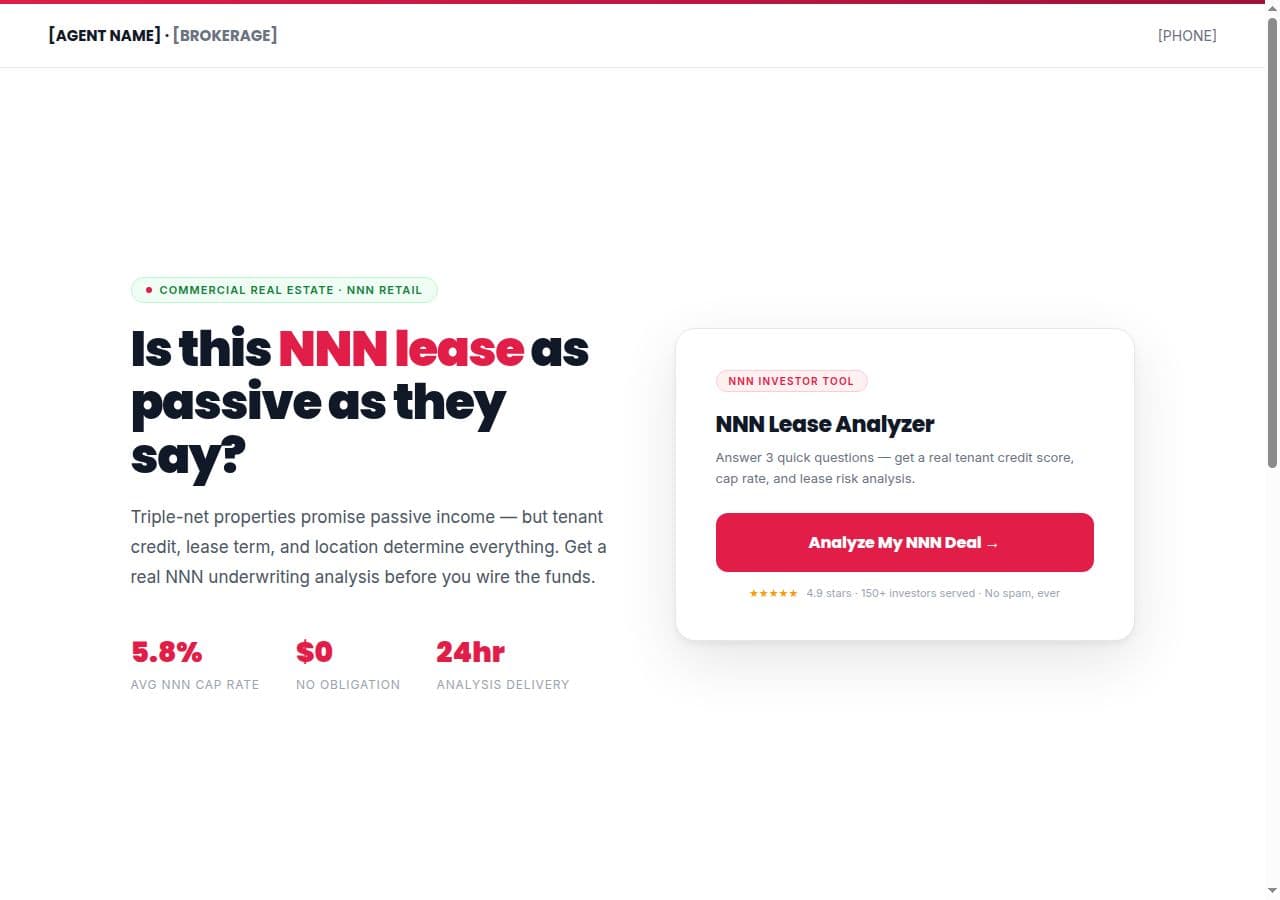 NNN Lease Analyzer